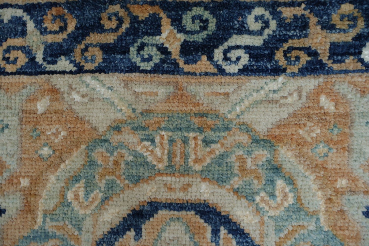 Vegetable Dye Oushak Turkish Area Rug 5x6