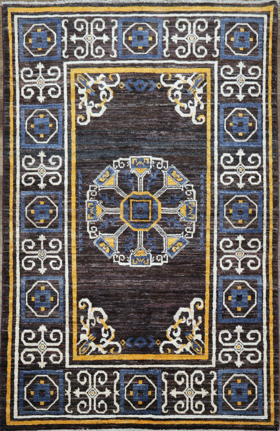 Geometric Gabbeh Kashkoli Oriental Area Rug 4x6