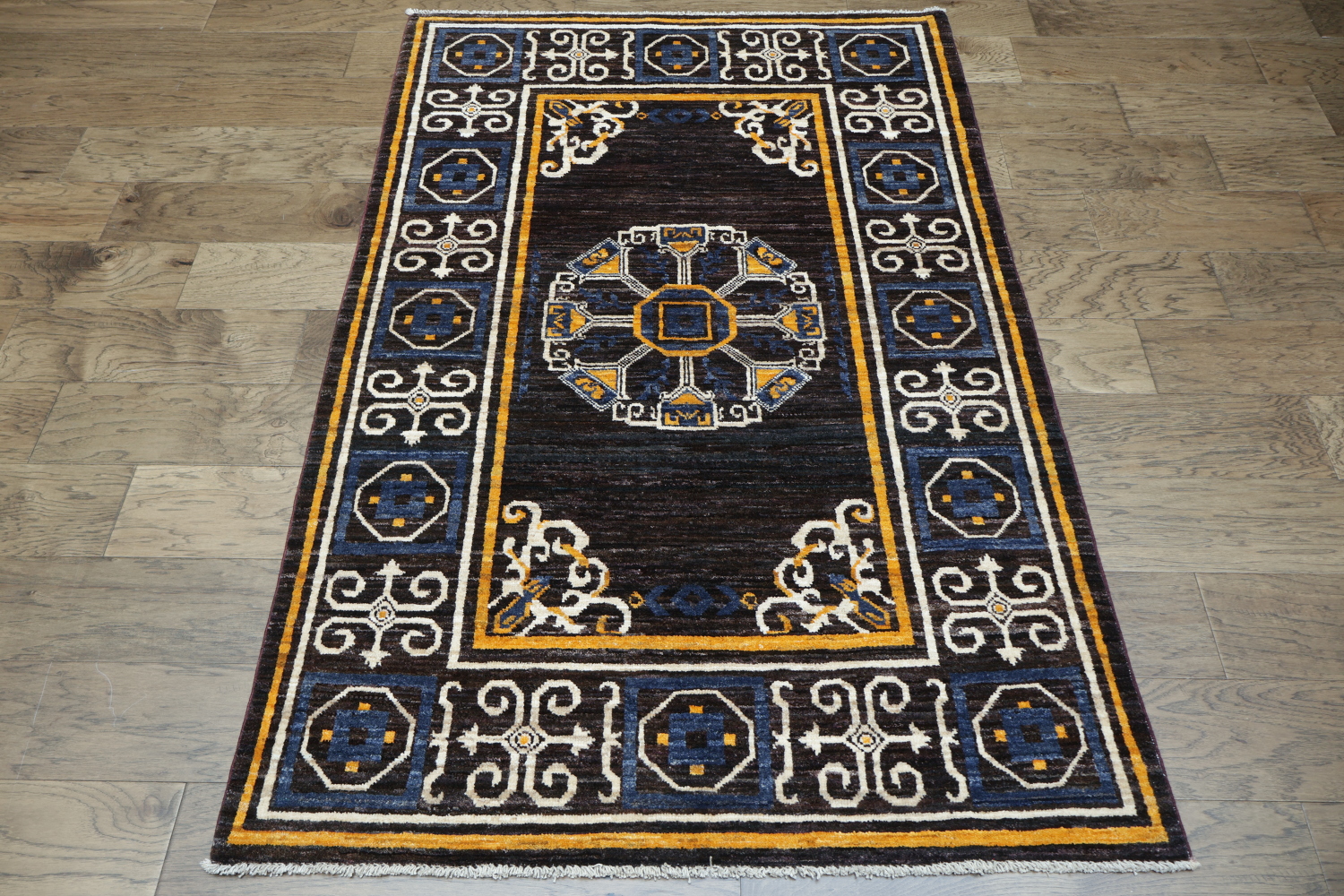 Geometric Gabbeh Kashkoli Oriental Area Rug 4x6