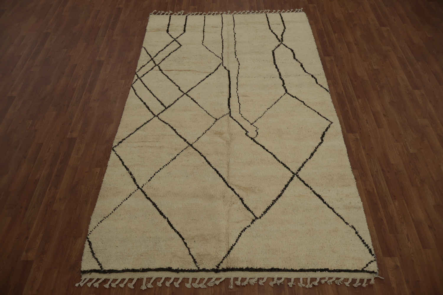 Tribal Moroccan Handmade Wool Area Rug 6x10