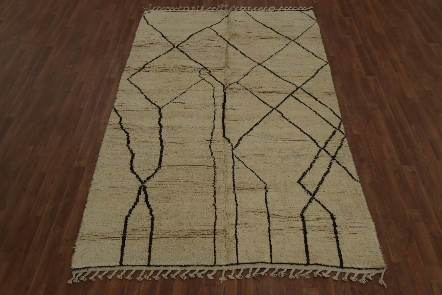 Tribal Moroccan Handmade Wool Area Rug 6x10