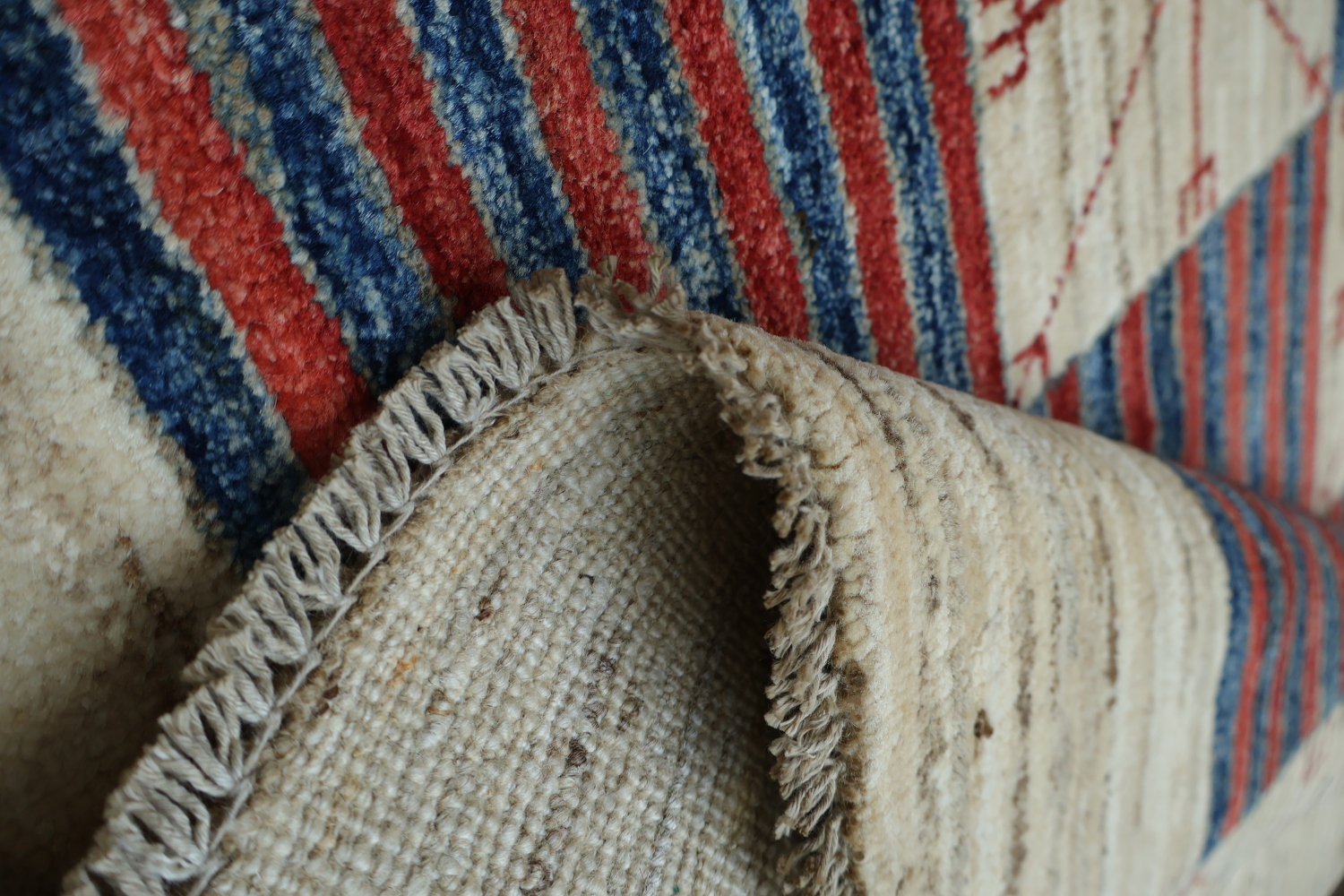 Sophisticated Striped and Geometric Checkered Area Rug  6x9