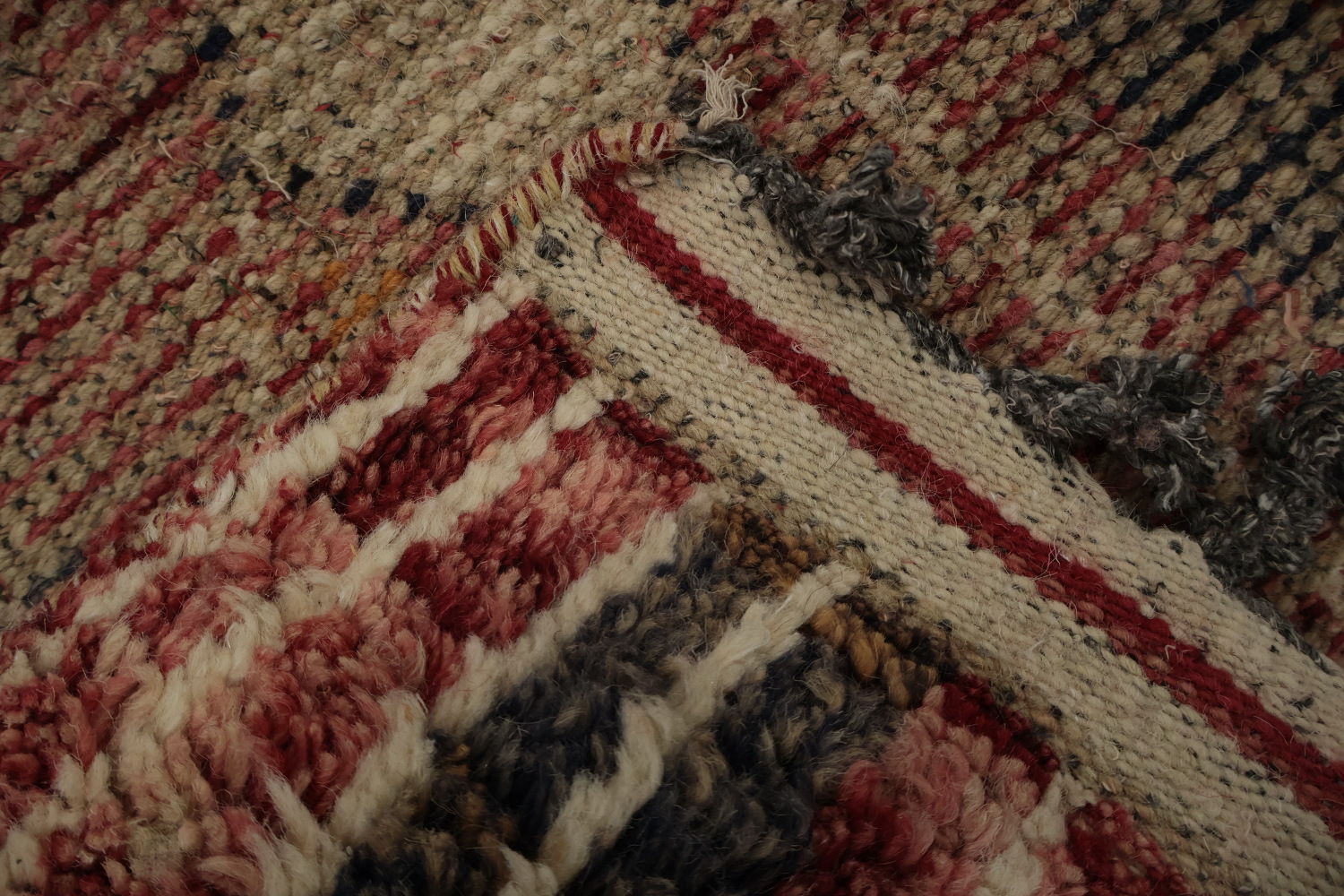 Wool Geometric Moroccan Oriental Area Rug 6x10