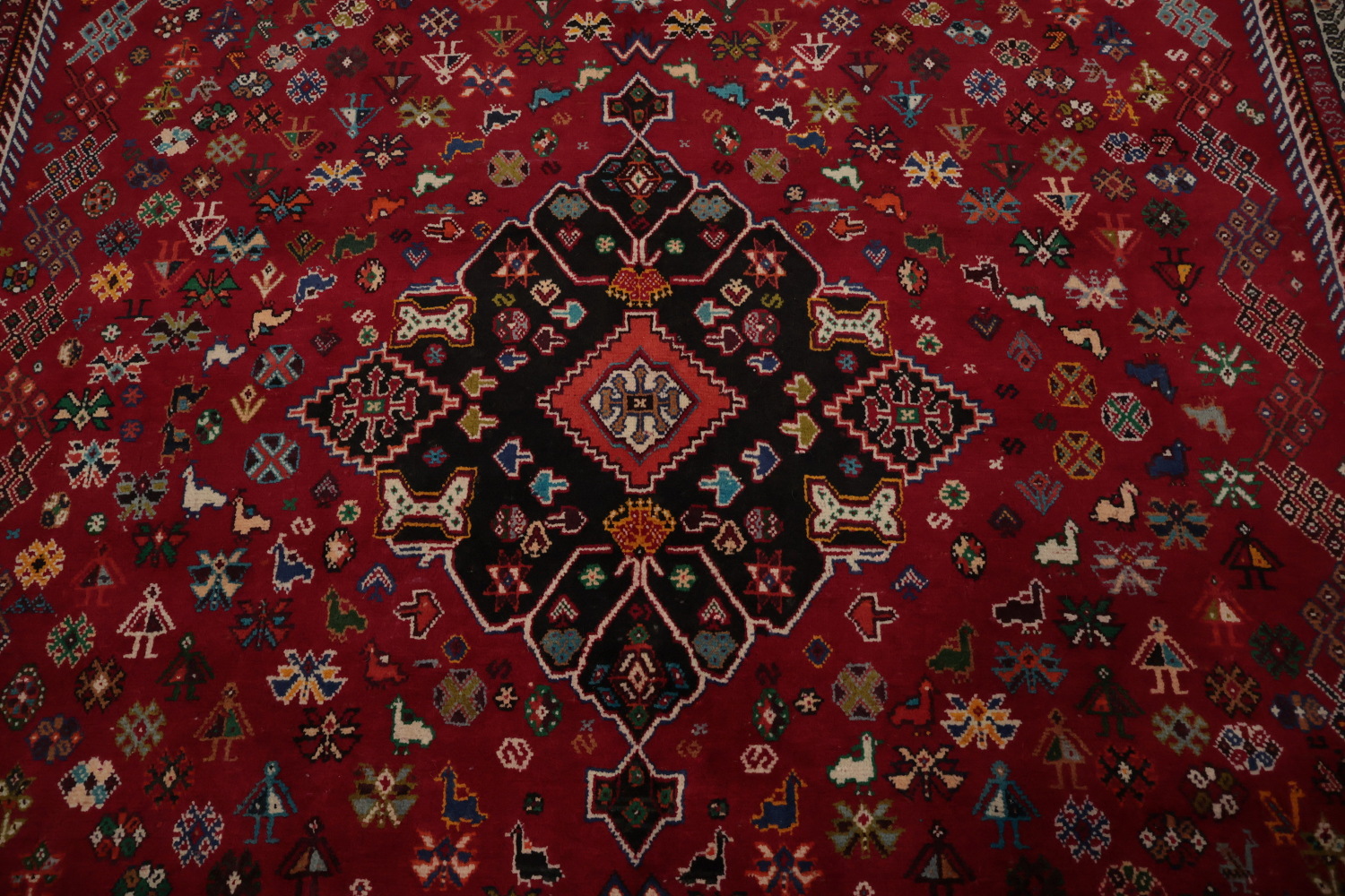 Rich Classic Shiraz Kashkoli Persian Area Rug 6x10