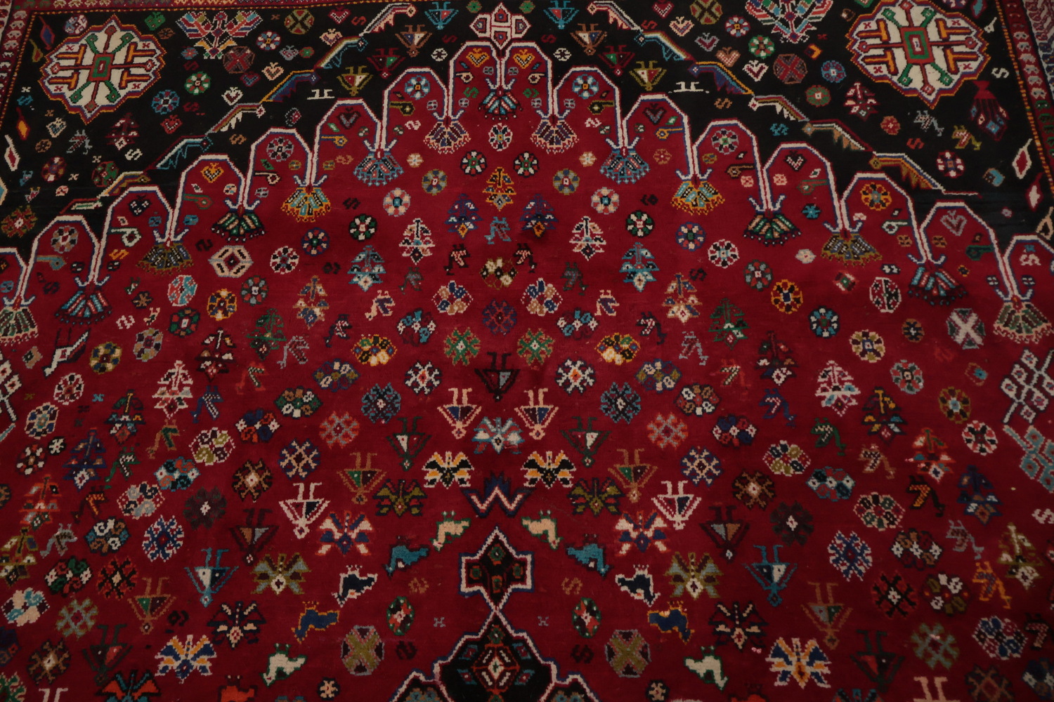Rich Classic Shiraz Kashkoli Persian Area Rug 6x10