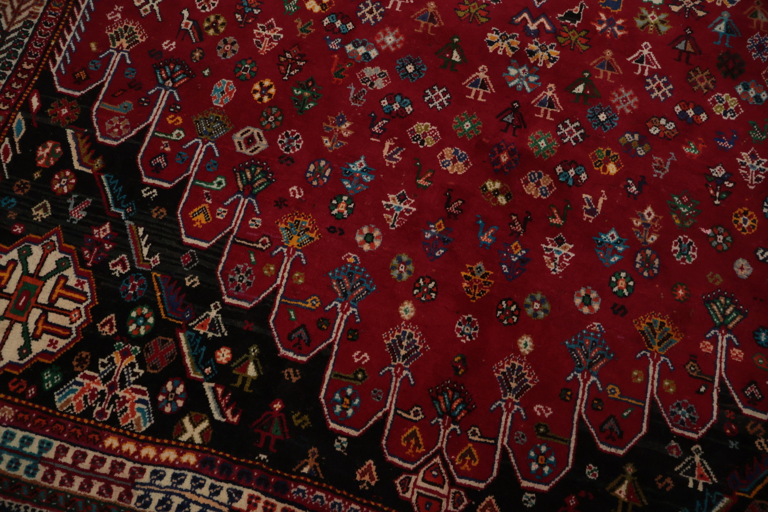 Rich Classic Shiraz Kashkoli Persian Area Rug 6x10