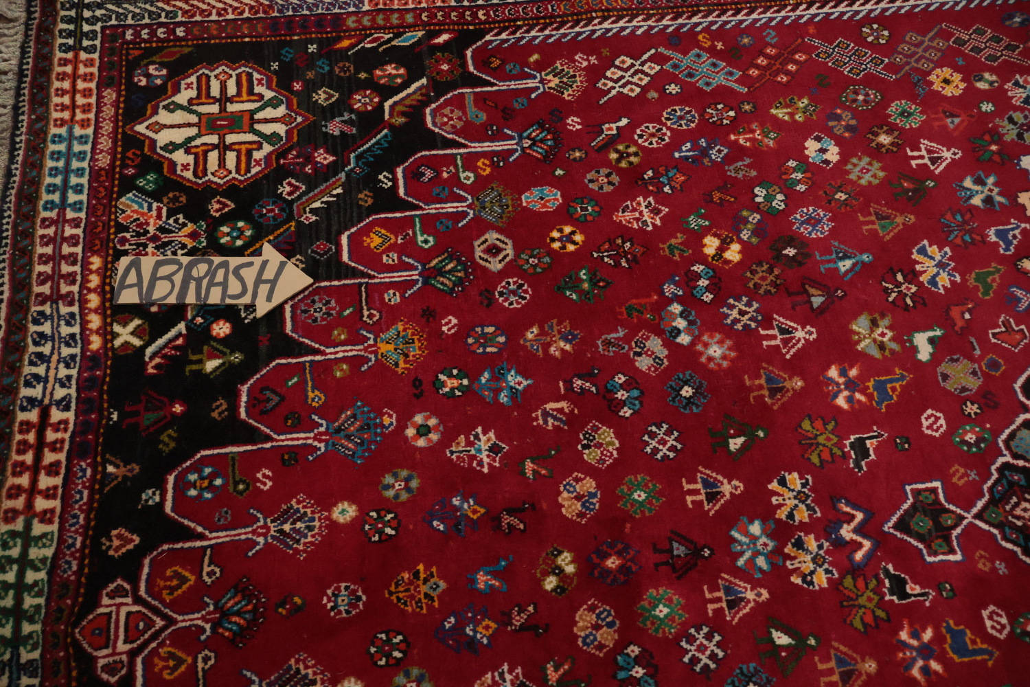 Rich Classic Shiraz Kashkoli Persian Area Rug 6x10