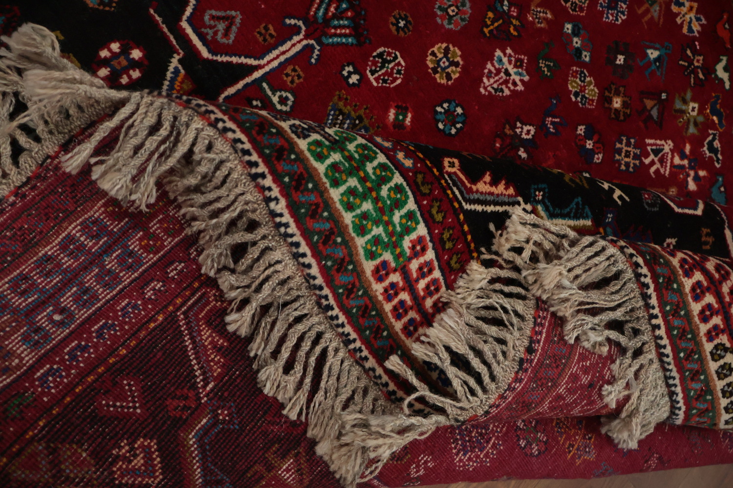 Rich Classic Shiraz Kashkoli Persian Area Rug 6x10