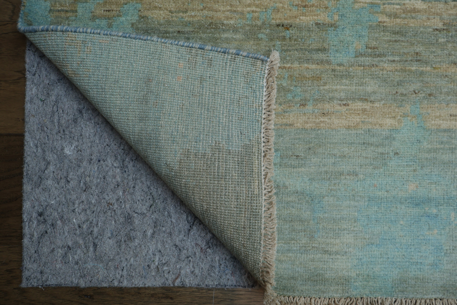 Abstract Artistic Blue Rug for a Modern Living Room Aesthetic 7x10