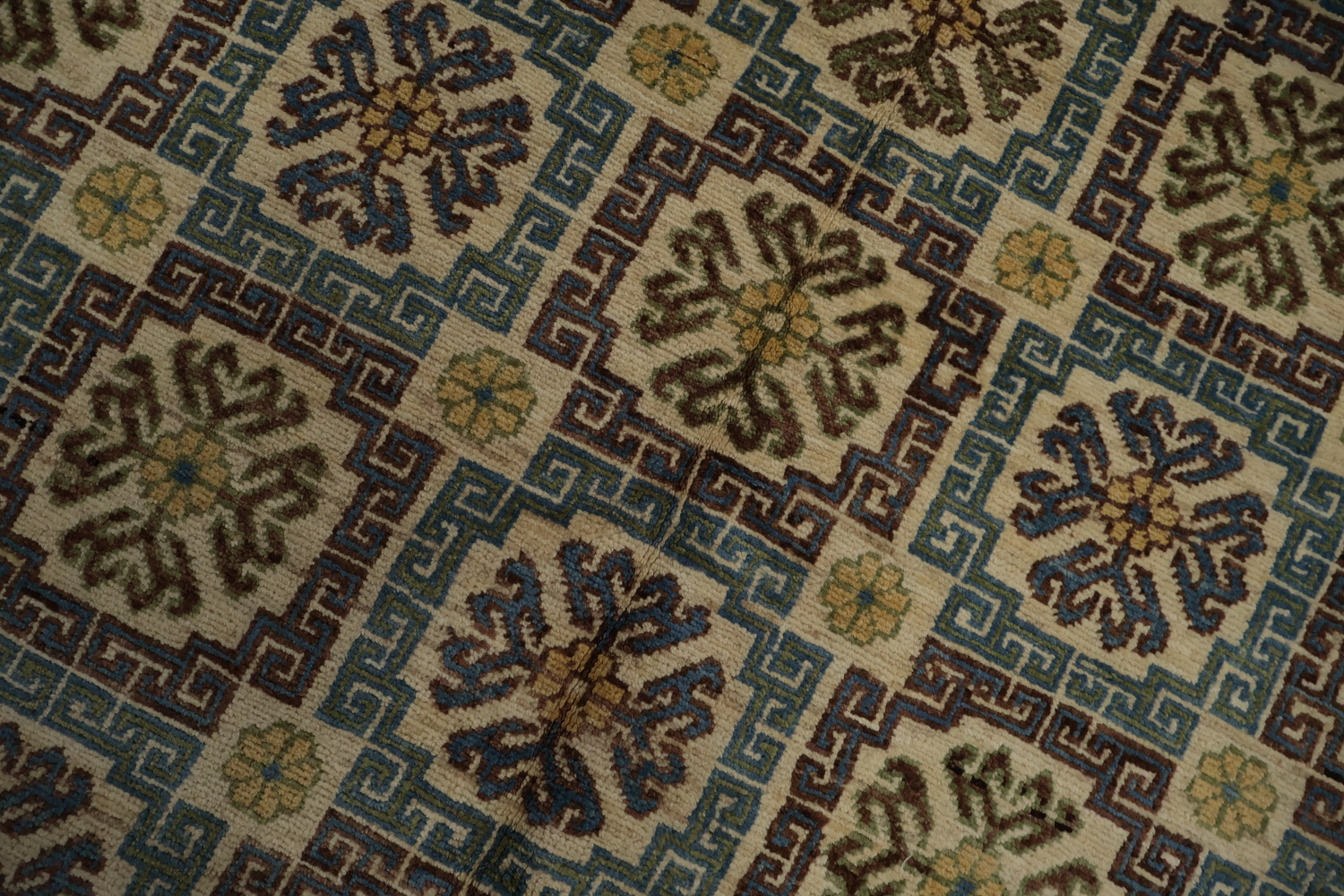 Handcrafted Khotan Wool Rug 7x10 Enriching Any Living Space Decor
