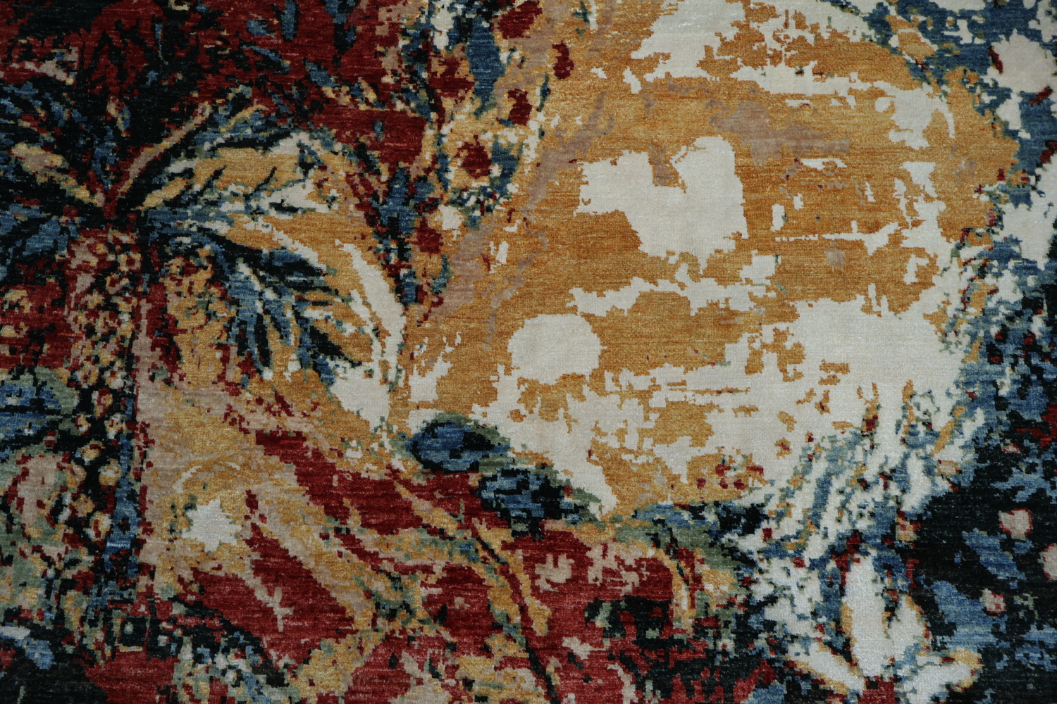 Rich Tones Meet Intricate Patterns in an Artistic Floral Design 7x10