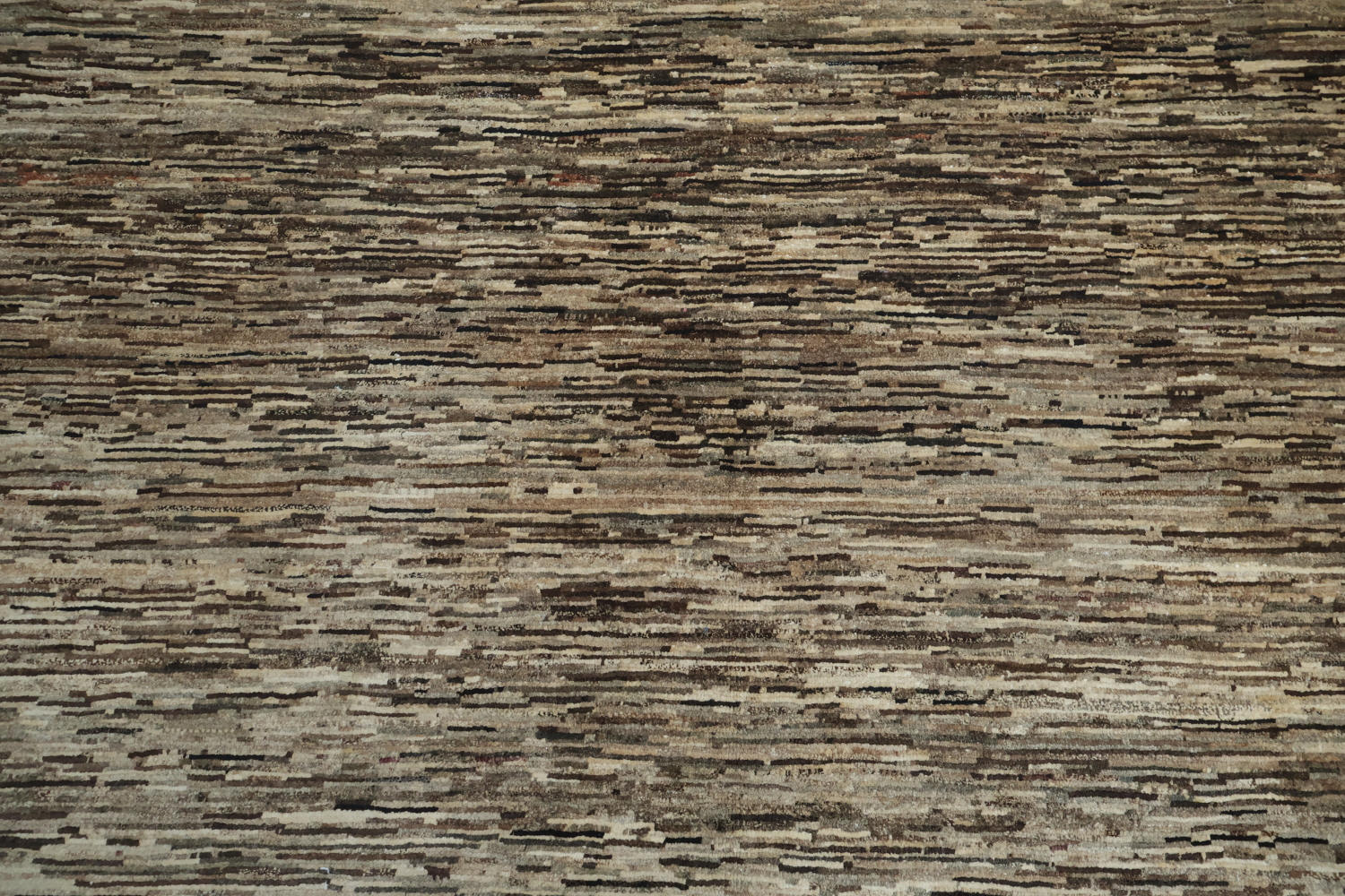 Brown Textured Striped Gabbeh Area Rug for Warm and Cozy Spaces 7x9