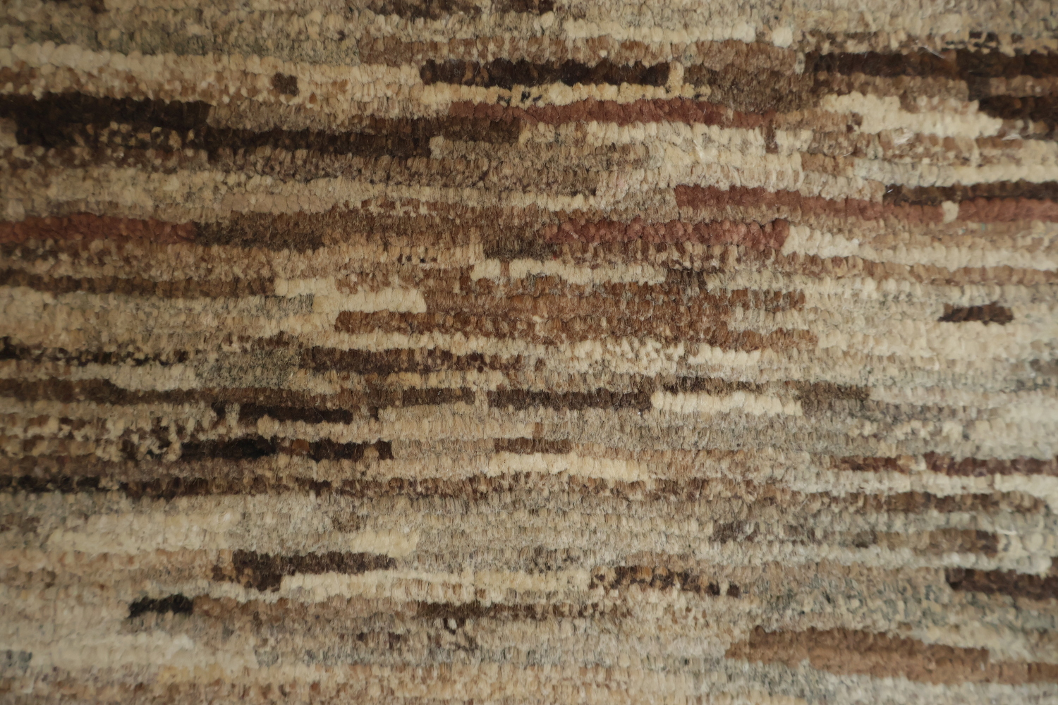 Brown Textured Striped Gabbeh Area Rug for Warm and Cozy Spaces 7x9