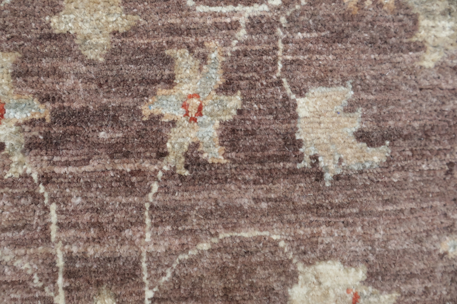 Luxurious Brown Peshawar Oriental Rug with Timeless Floral Patterns 5x7