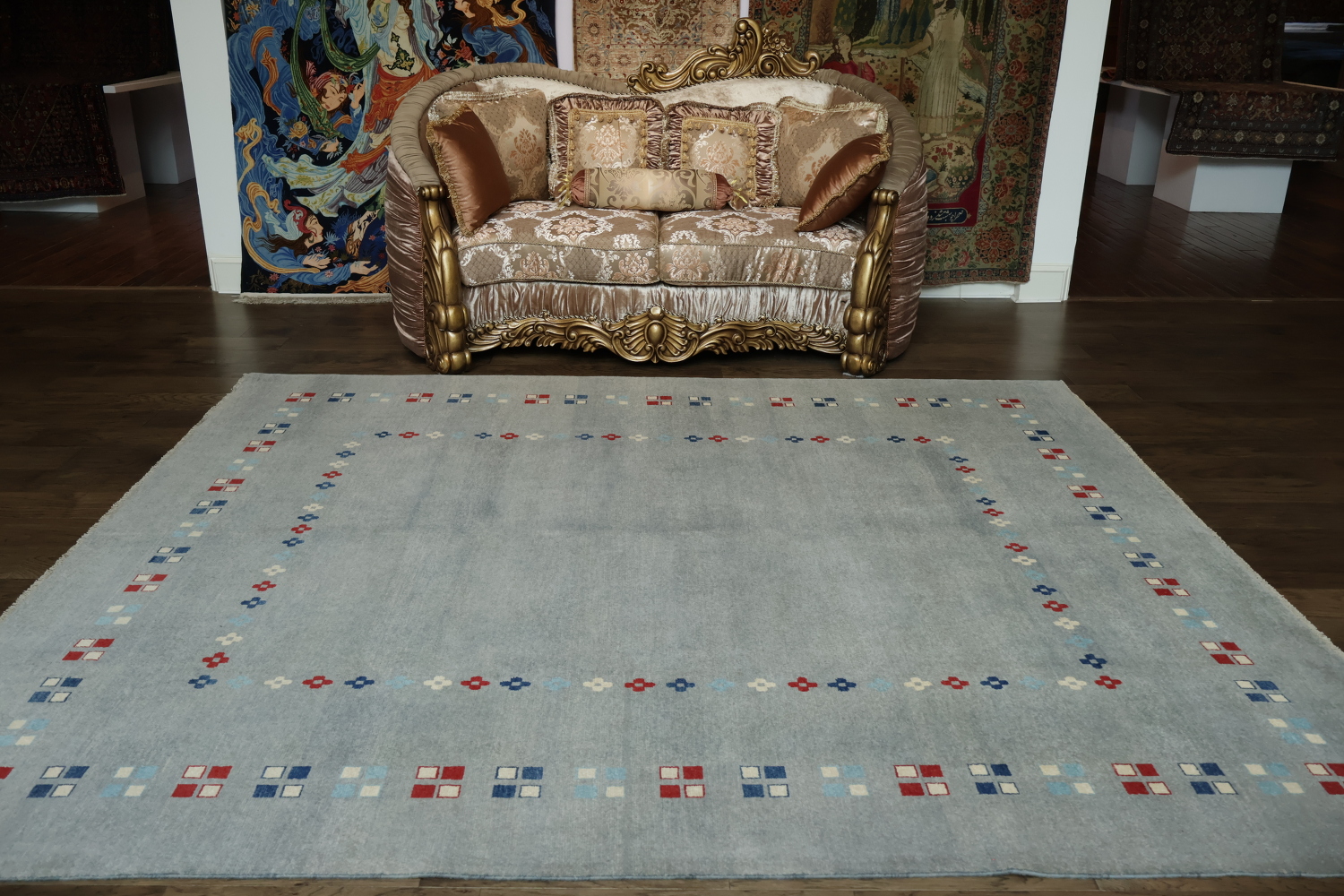 Handmade Wool Gabbeh Kashkoli Oriental Area Rug 8x10