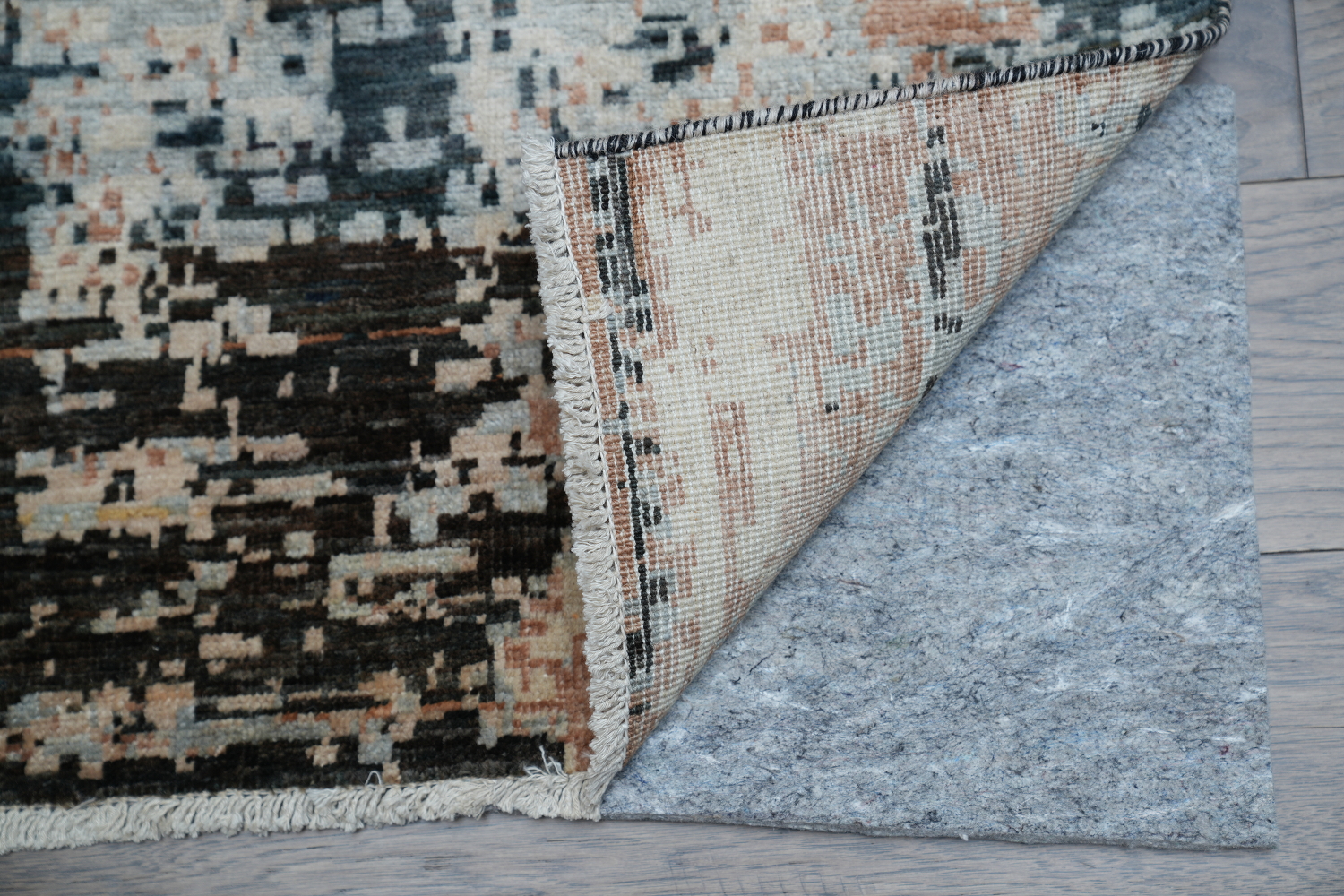 Vegetable Dye Wool Abstract Oriental Area Rug 6x8