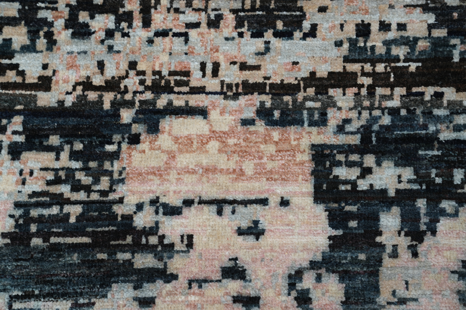 Vegetable Dye Wool Abstract Oriental Area Rug 6x8