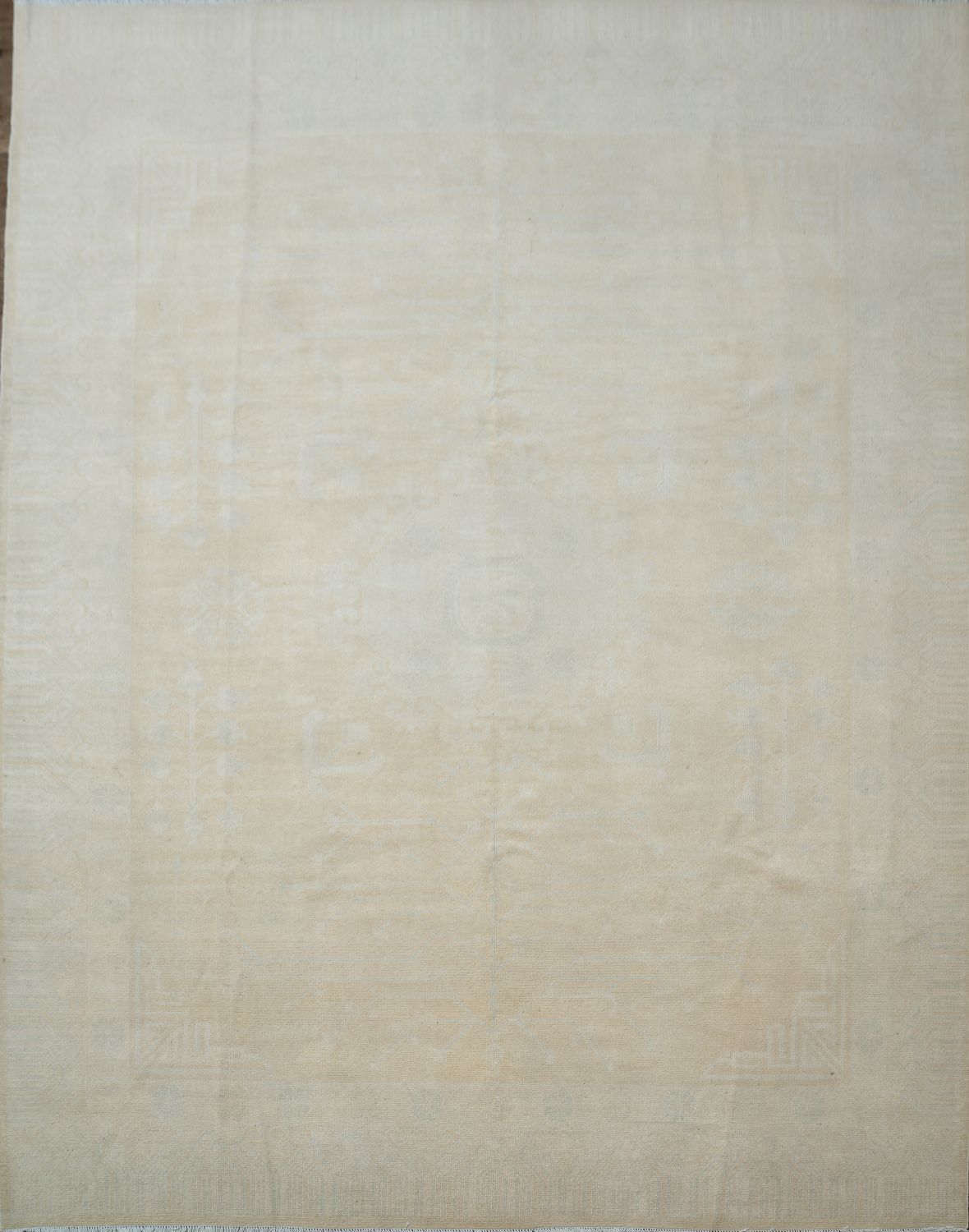 Vegetable Dye Muted Oushak Oriental Area Rug 9x11