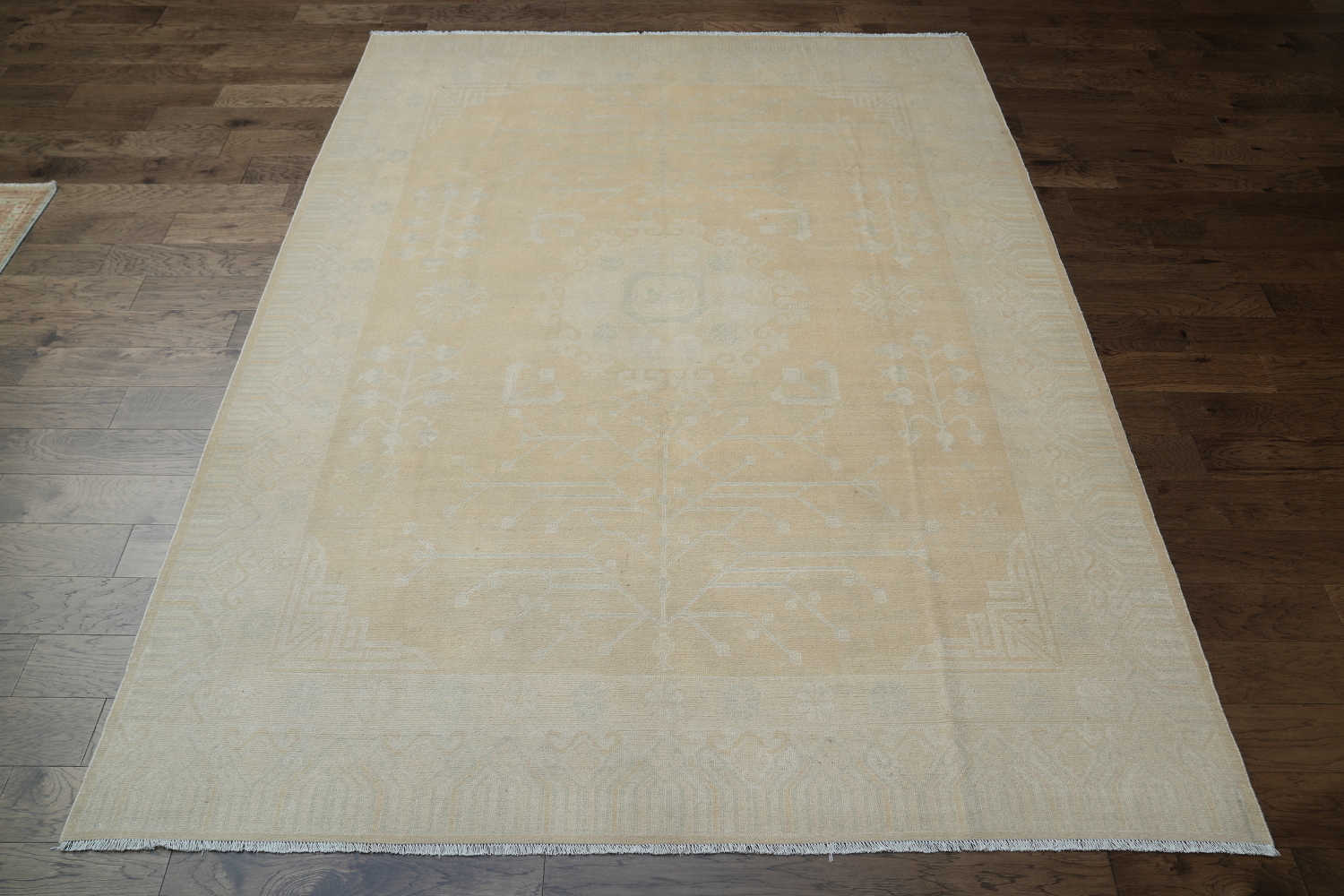 Vegetable Dye Muted Oushak Oriental Area Rug 9x11