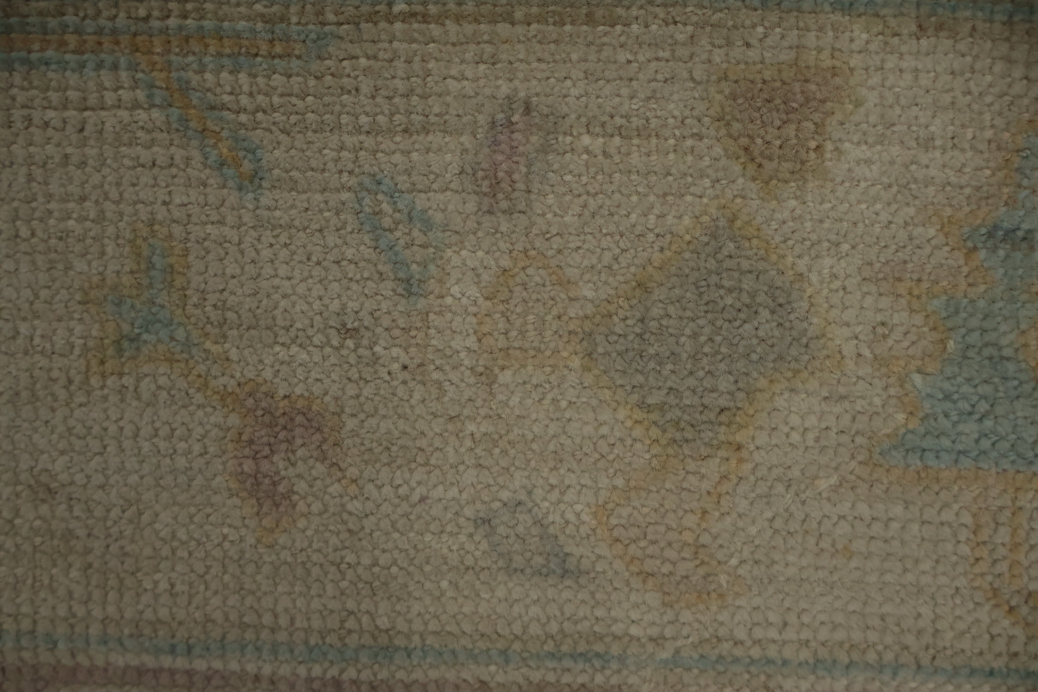 Neutral Oushak Vegetable Dye Area Rug 8x10 Soft and Inviting Space