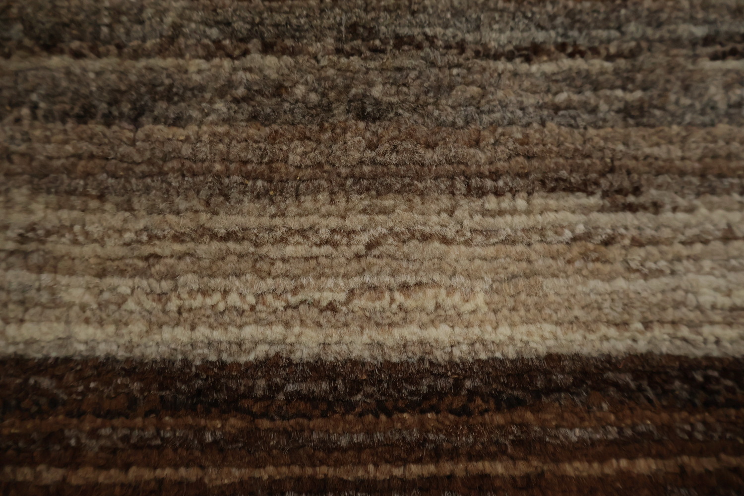 Versatile Espresso Stripes Gabbeh Kashkoli Modern Area Rug 7x10
