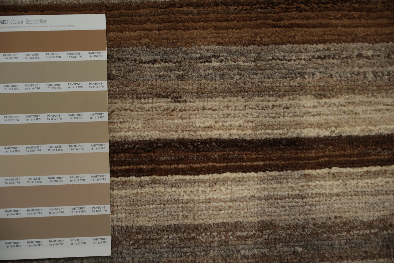 Versatile Espresso Stripes Gabbeh Kashkoli Modern Area Rug 7x10