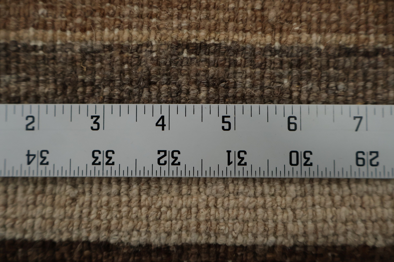 Versatile Espresso Stripes Gabbeh Kashkoli Modern Area Rug 7x10