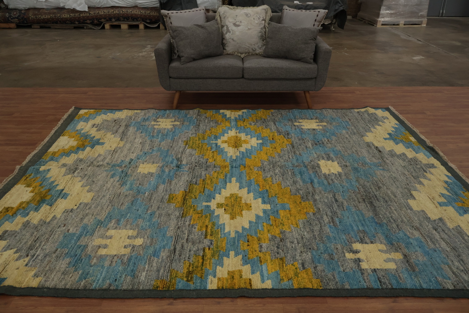 Handmade Wool Moroccan Oriental Rug 8x10