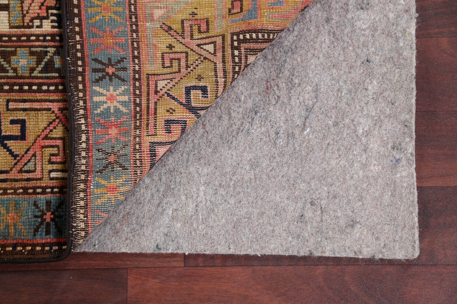 Pre-1900 Antique Vegetable Dye Shirvan Oriental Rug 5x6