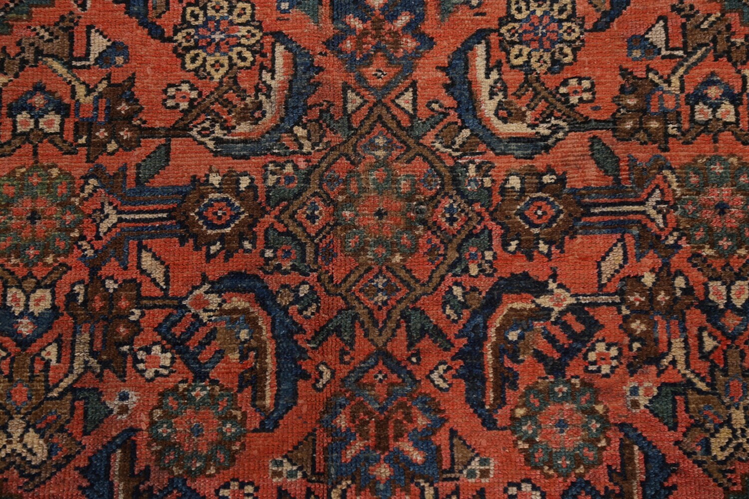 Pre-1900 Antique Vegetable Dye Malayer Persian Rug 7x16