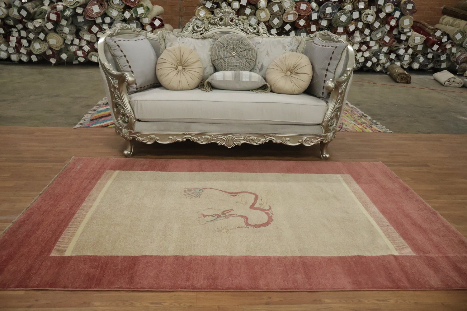 Animal Design Gabbeh Kashkoli Oriental Area Rug 5x8