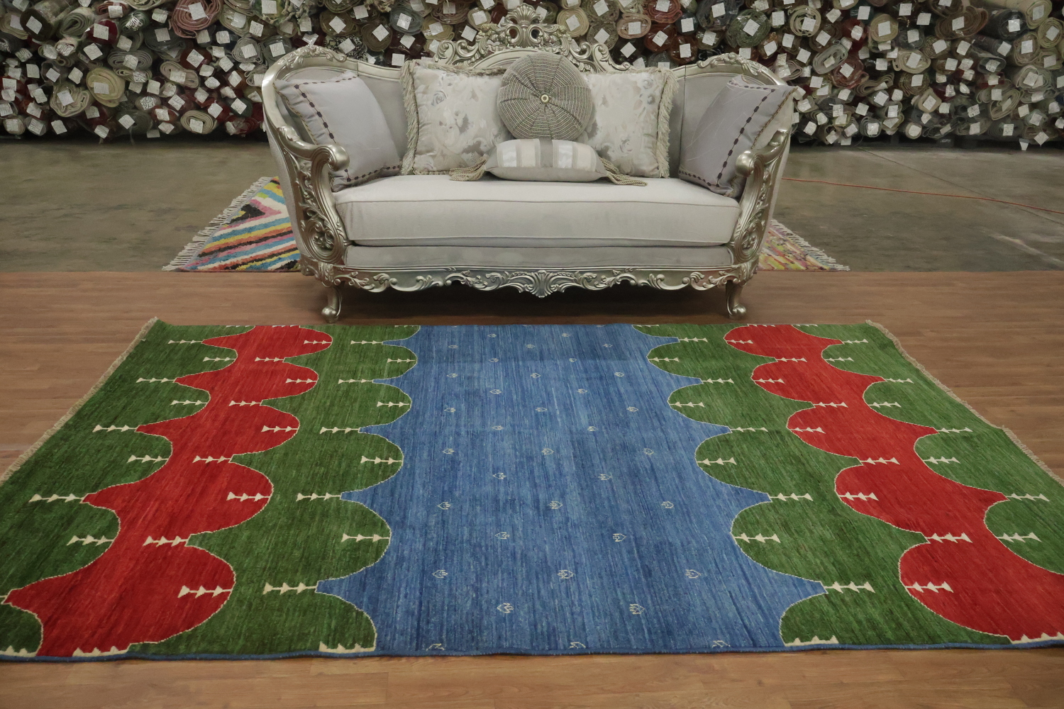Vegetable Dye Gabbeh Kashkoli Oriental Wool Rug 6x9