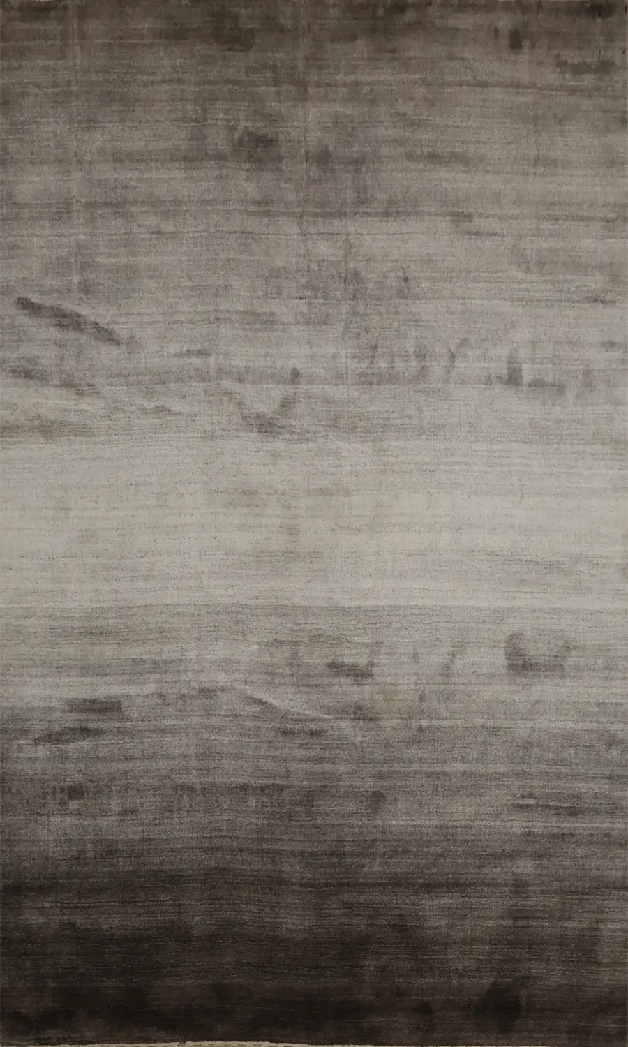 Contemporary Gray Ombre Rug with a Plush Texture Finish 5x8