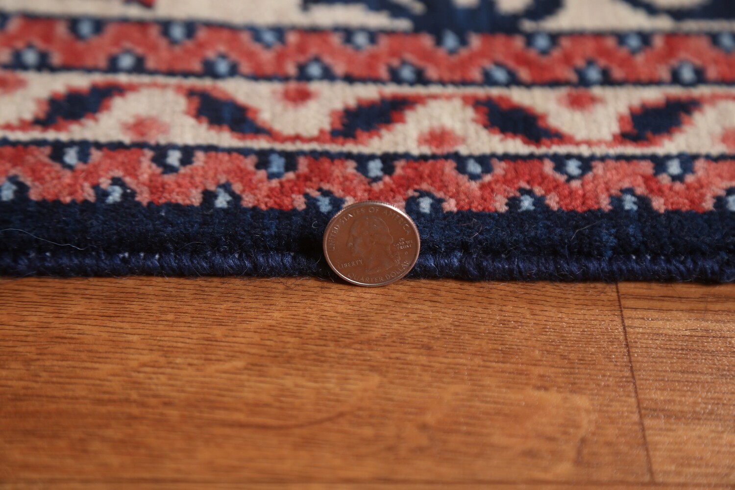 Navy Blue Floral Sultanabad Ziegler Oriental Rug 9x12