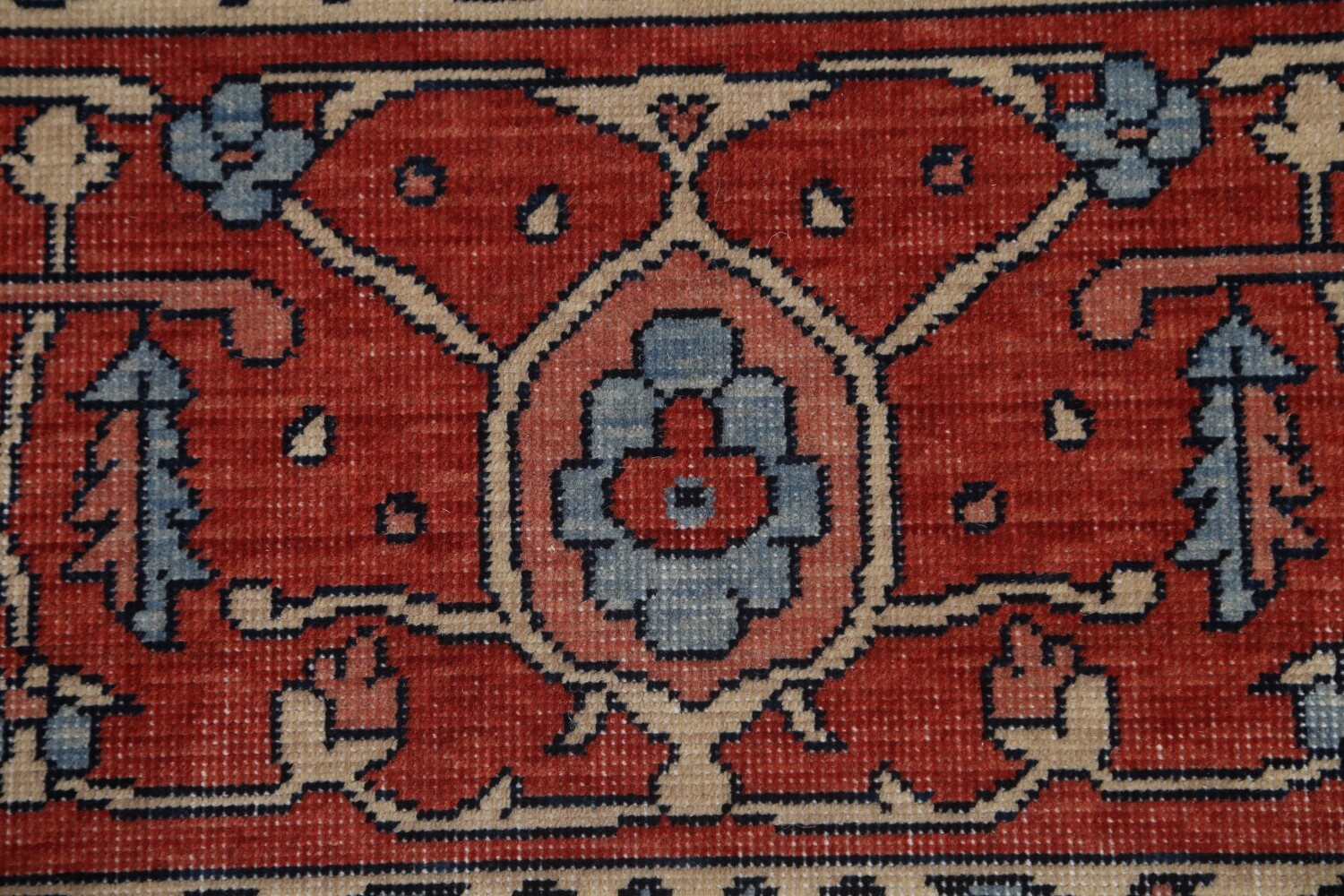 Handmade Heriz Serapi Wool Turkish Rug 9x12