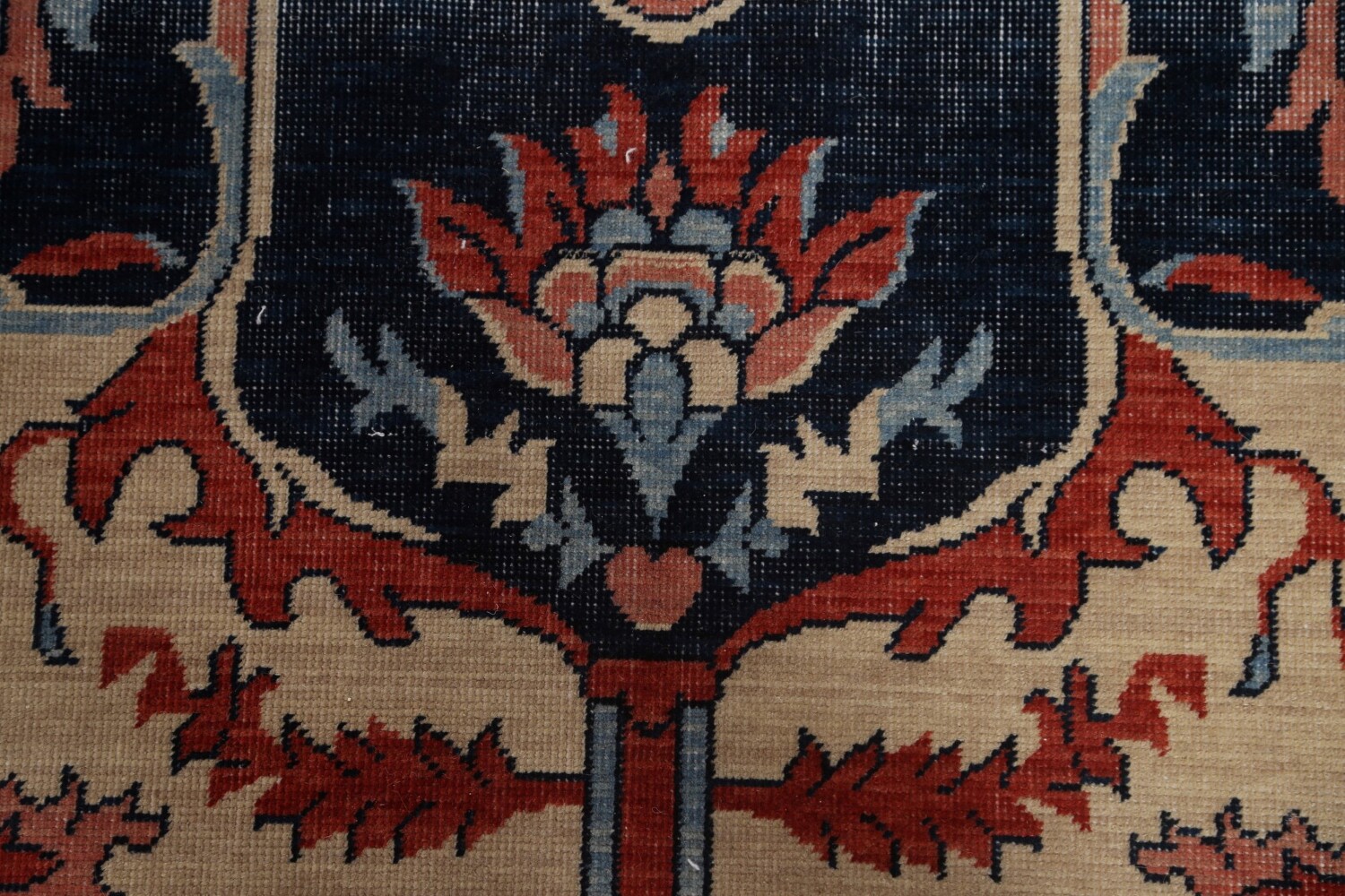 Handmade Heriz Serapi Wool Turkish Rug 9x12