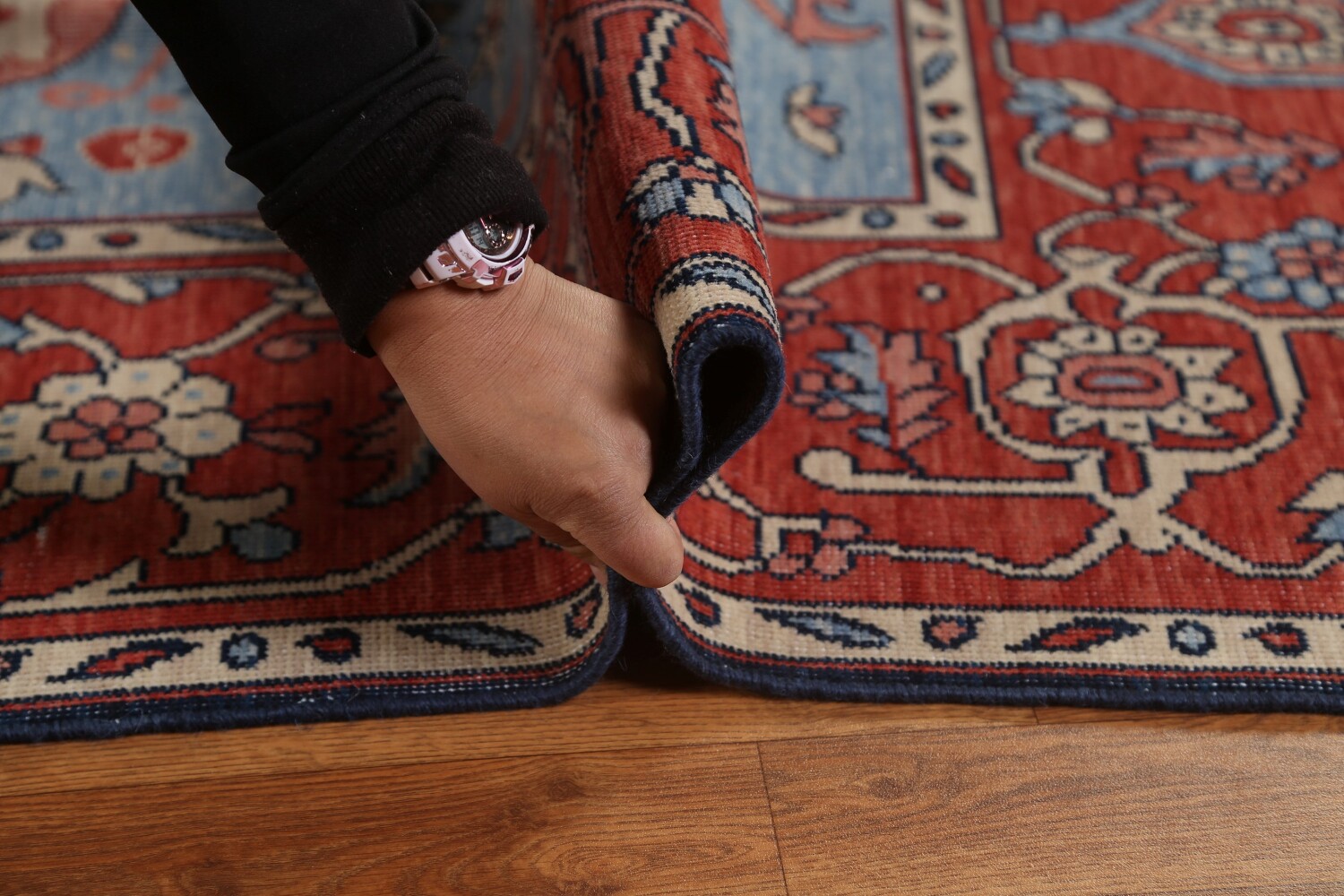 Handmade Heriz Serapi Wool Turkish Rug 9x12