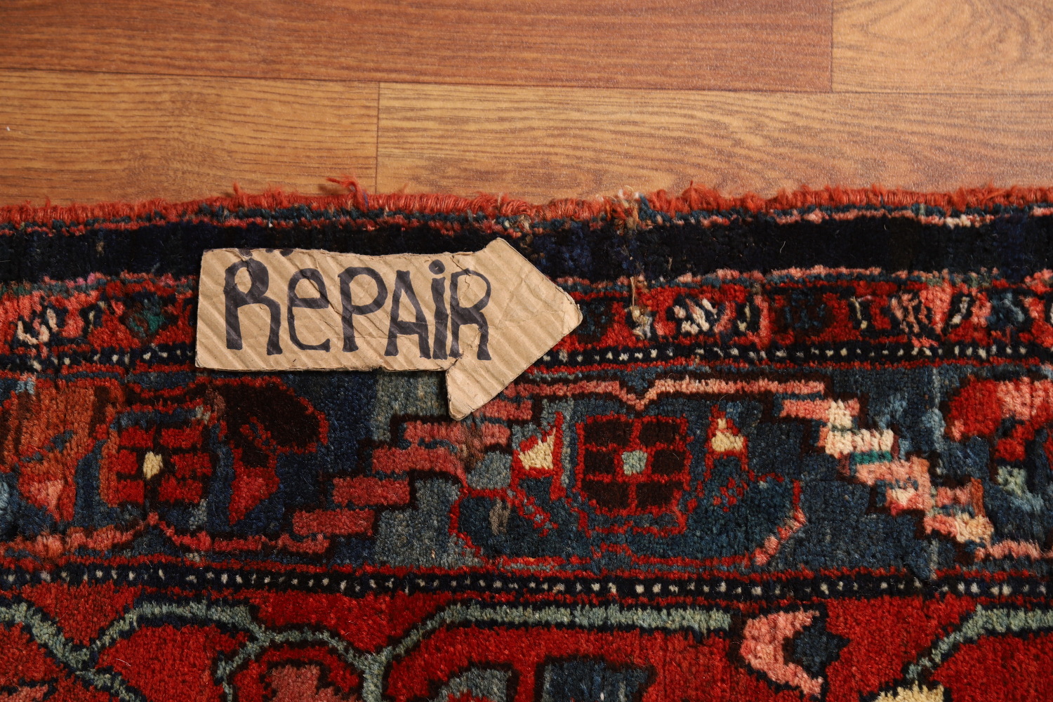 Pre-1900 Antique Vegetable Dye Bidjar Halvaei Persian Rug 12x19