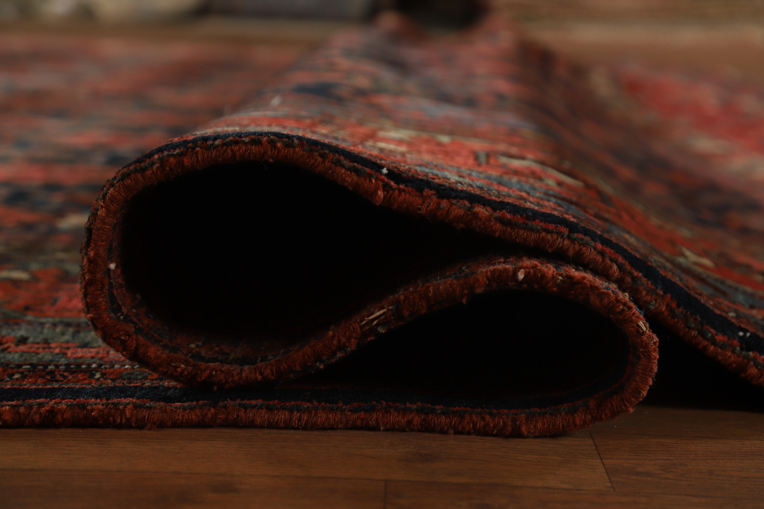 Pre-1900 Antique Vegetable Dye Bidjar Halvaei Persian Rug 12x19