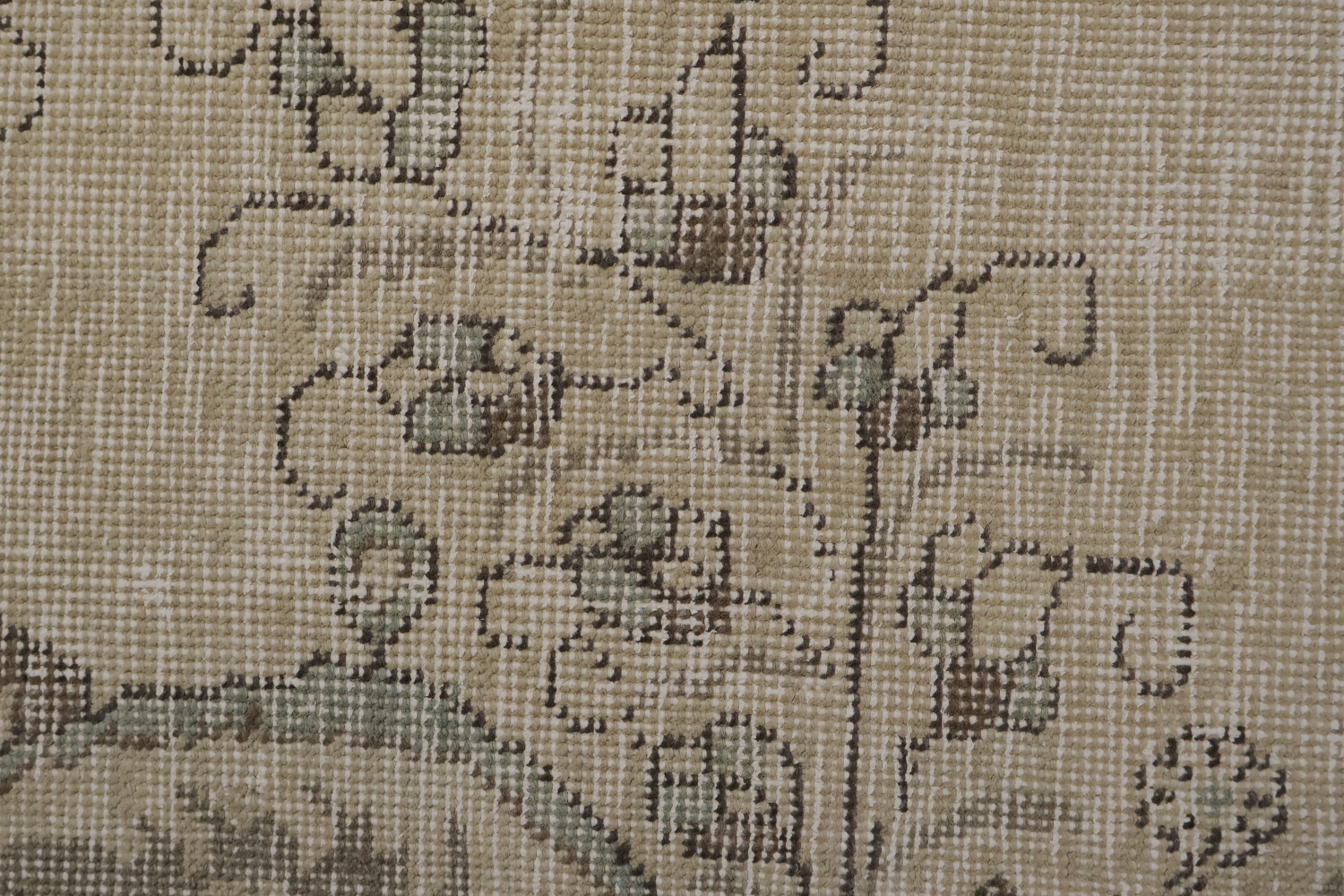 Distressed Floral Tabriz Persian Area Rug 6x10