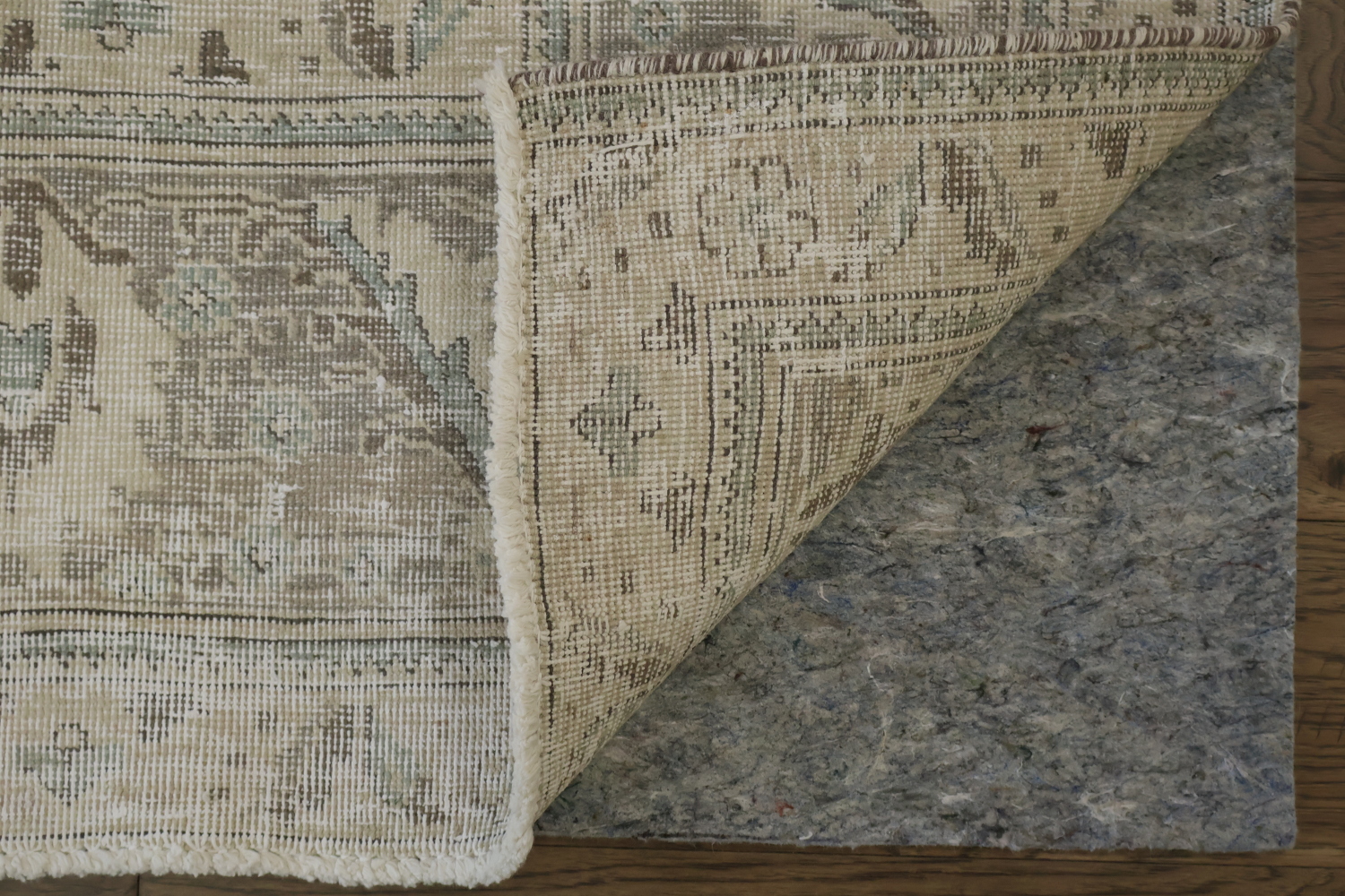 Distressed Floral Tabriz Persian Area Rug 6x10