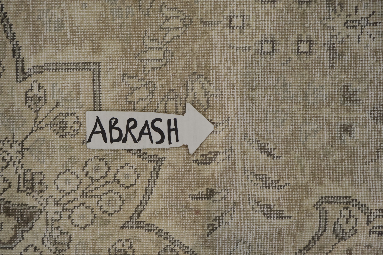 Floral Distressed Tabriz Persian Area Rug 6x10