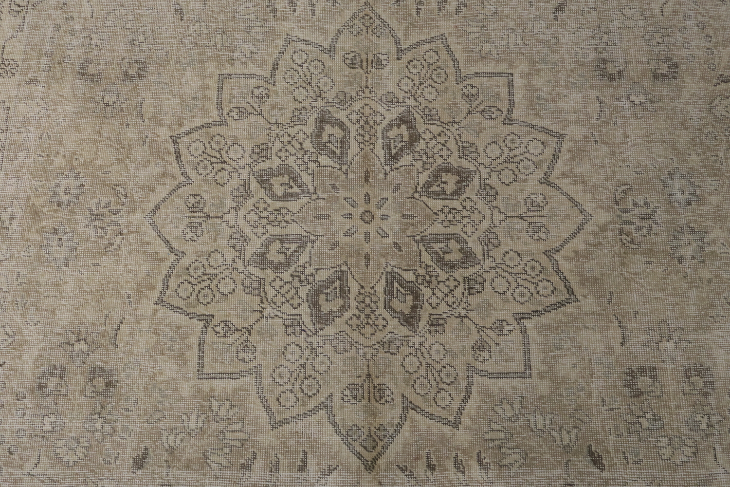 Floral Distressed Tabriz Persian Area Rug 6x10