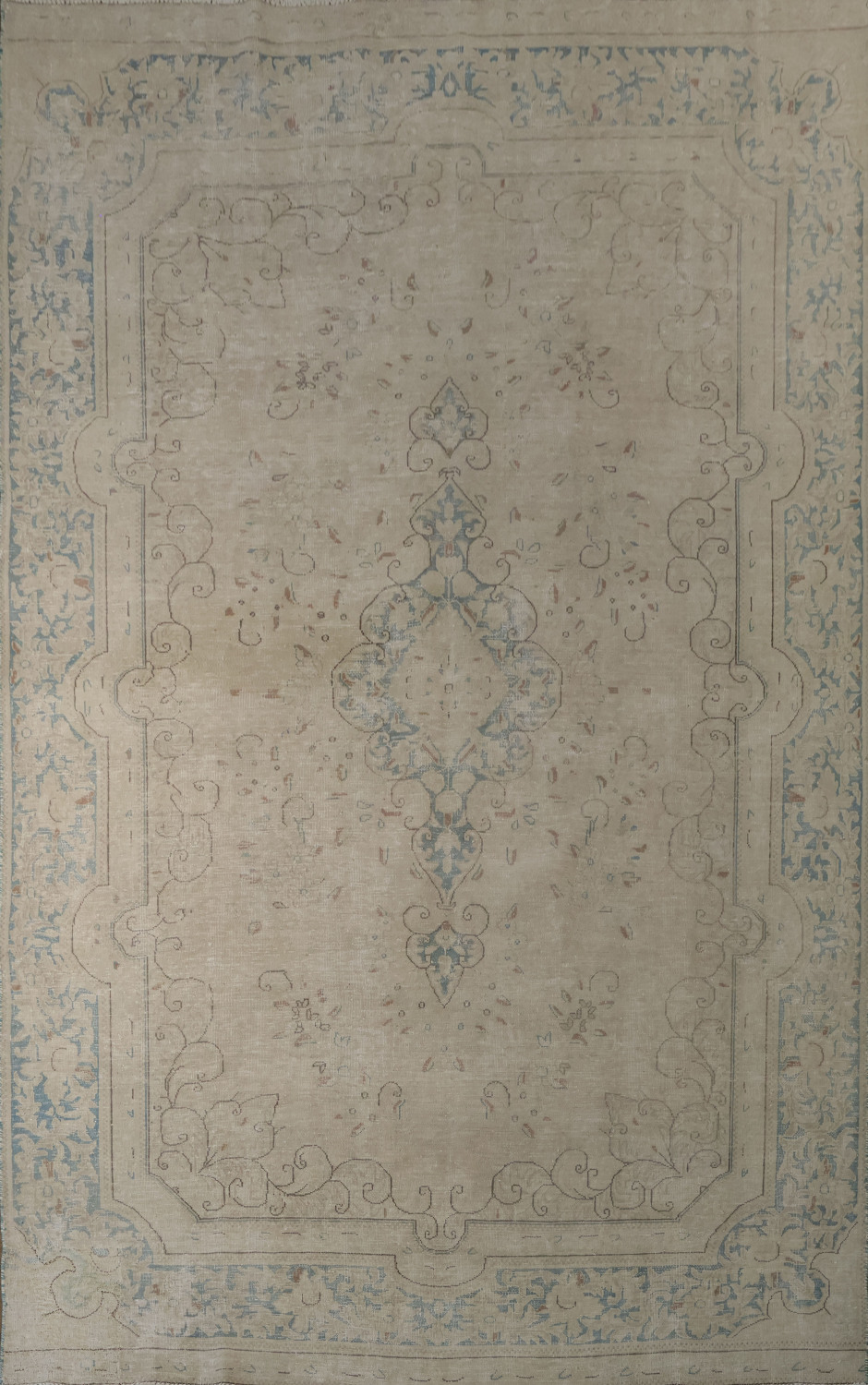 Floral Kerman Persian Area Rug 6x10
