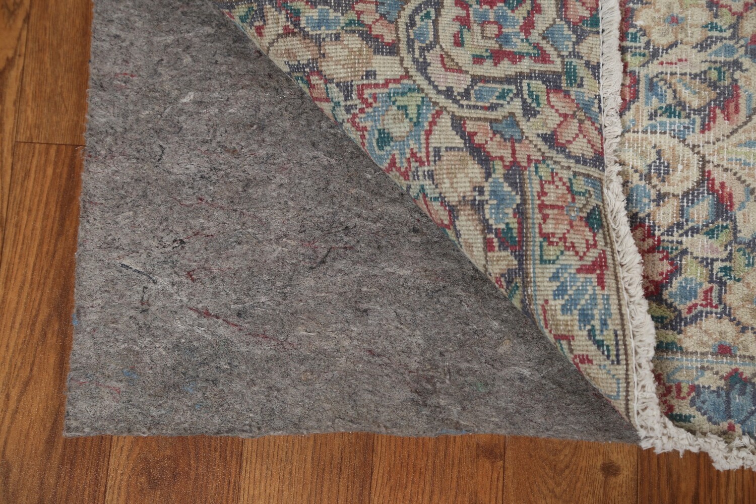 Antique Floral Kerman Persian Area Rug 9x12