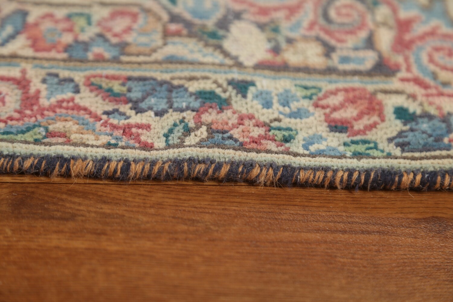 Antique Floral Kerman Persian Area Rug 9x12
