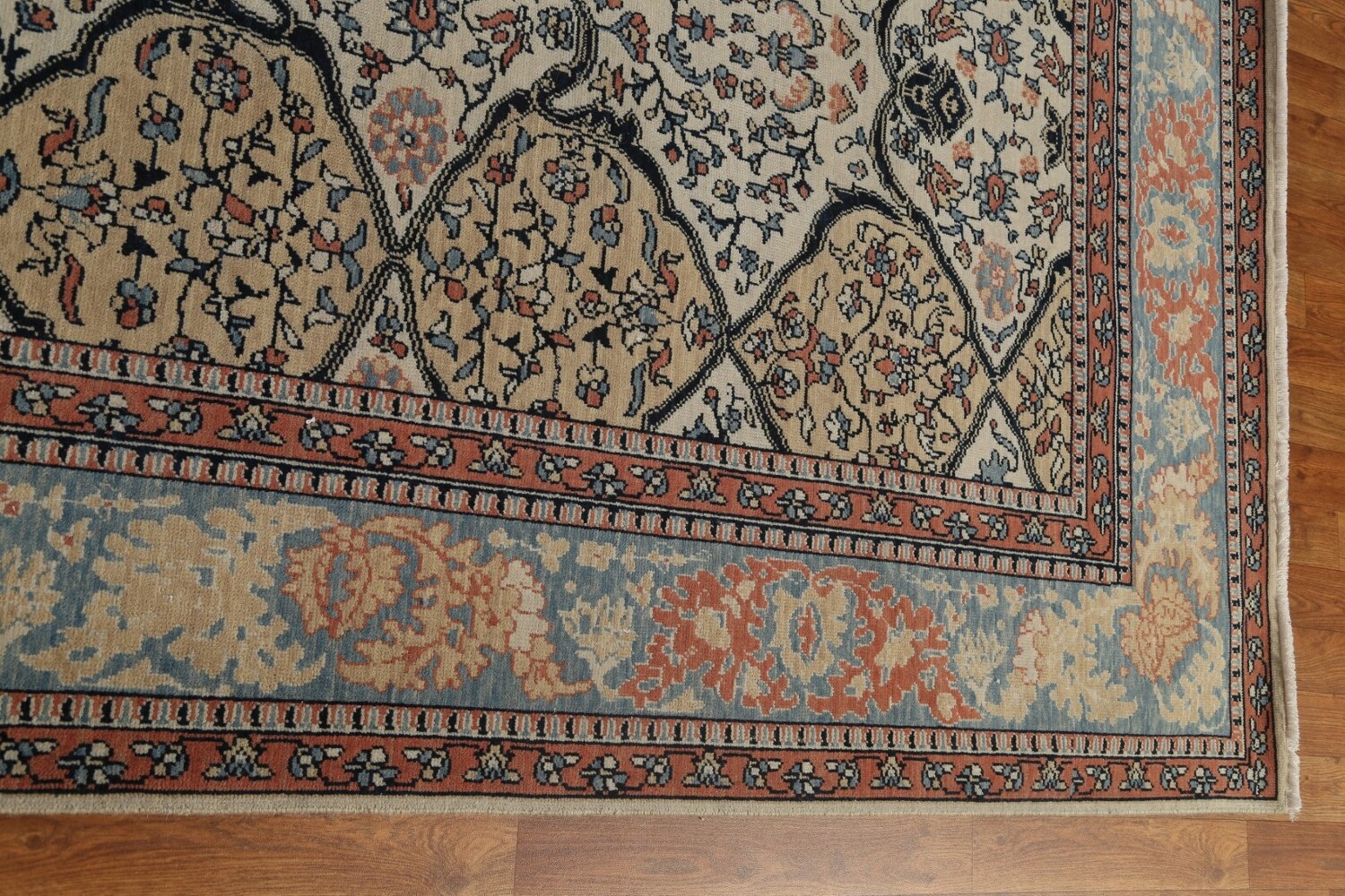 Floral Wool Bakhtiari Oriental Area Rug 10x13