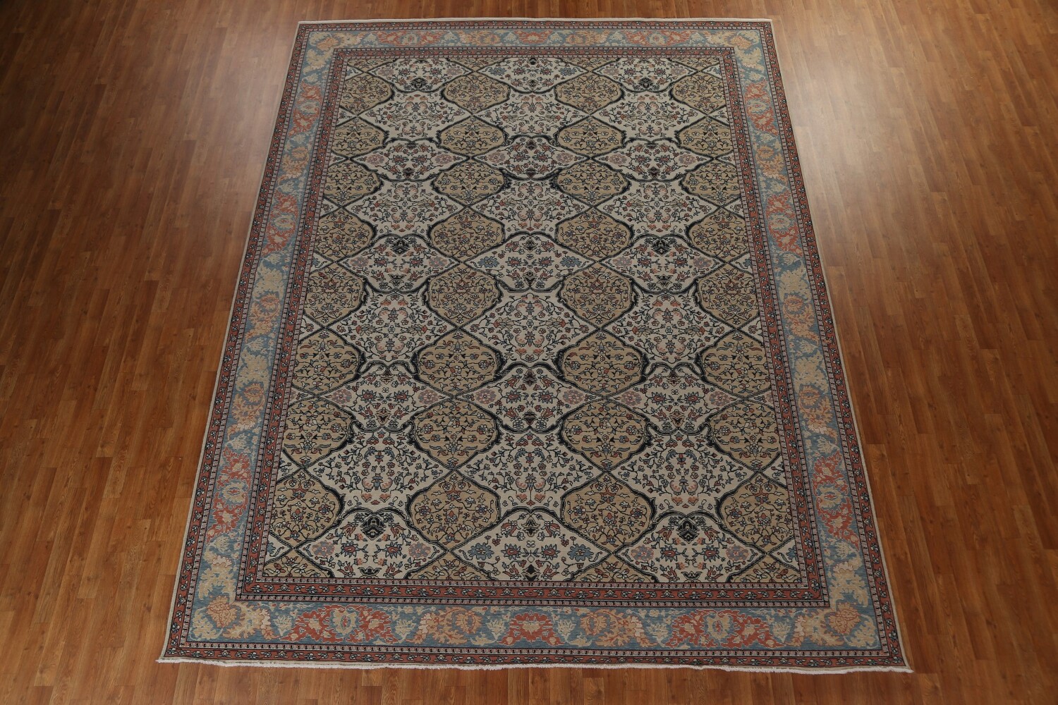 Floral Wool Bakhtiari Oriental Area Rug 10x13