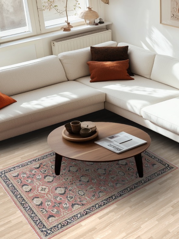 Floral Sultanabad Ziegler Oriental Rug 4x6