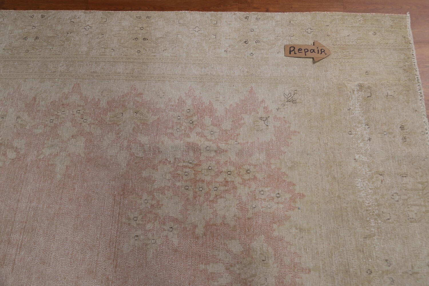 Floral Antique Kerman Persian Area Rug 9x12